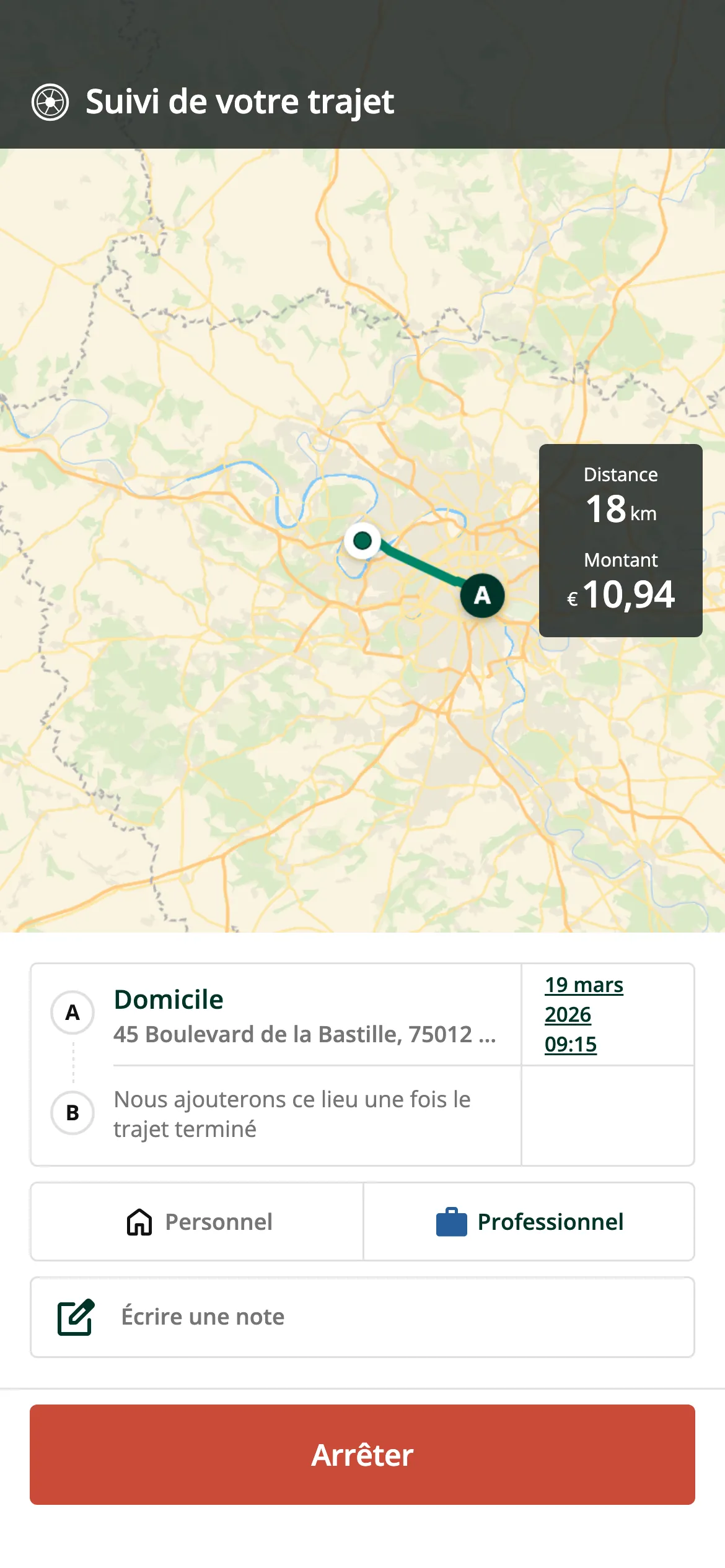 Enregistrement automatique